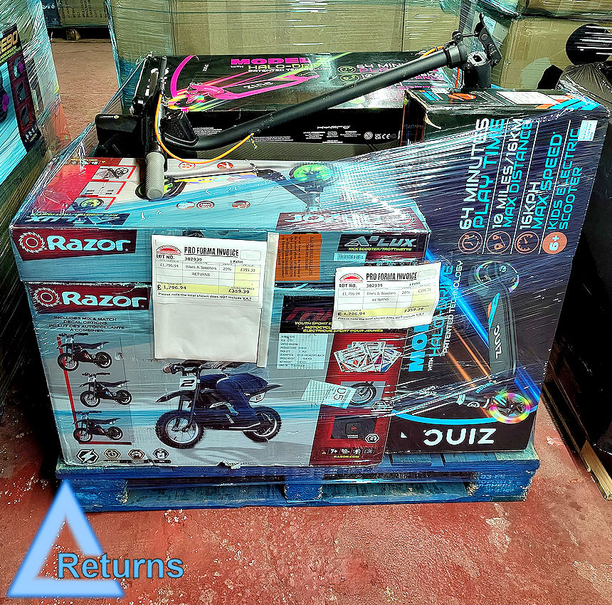 302939 Bikes & Scooters (Returns)