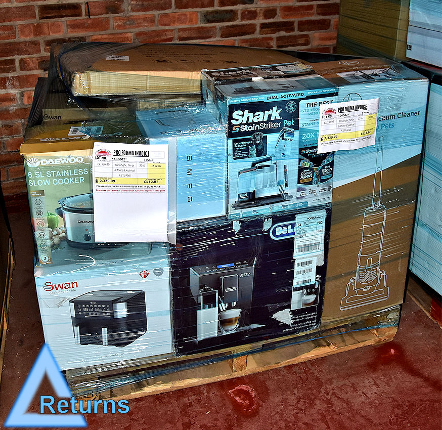 400002 Delonghi, Ninja & More Electrical (Returns)