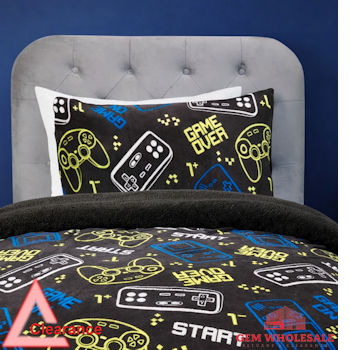 GO555 Game On Bed Set - Single (Clearance)