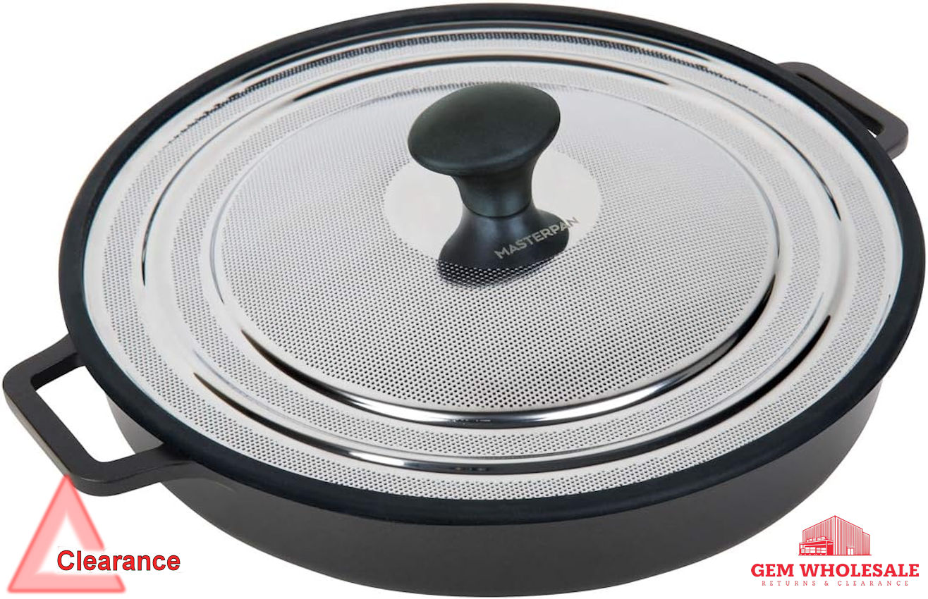 MP107 Grill Pan With Lid  (Clearance)