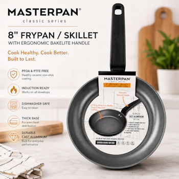 MP162 Grey Ceramic Frying Pan / Skillet 20cm (Clearance)