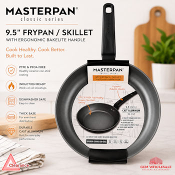 MP163 Grey Ceramic Frying Pan / Skillet 24cm (Clearance)