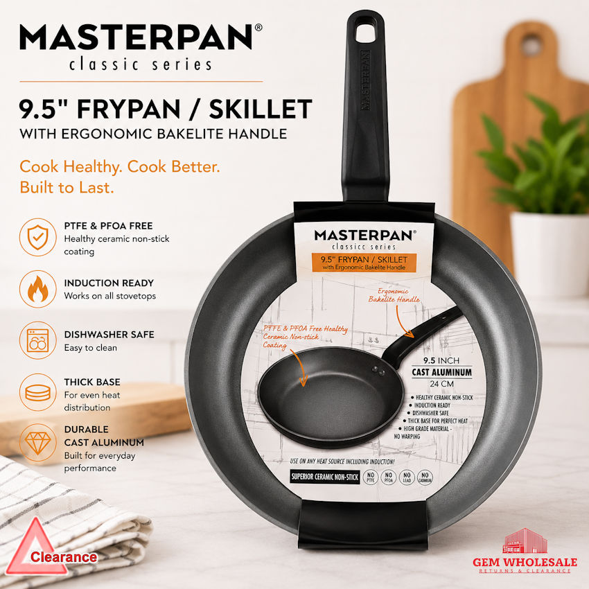 MP163 Grey Ceramic Frying Pan / Skillet 24cm (Clearance)