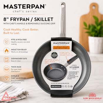 MP168 Grey Ceramic Frying Pan / Skillet 20cm (Clearance)