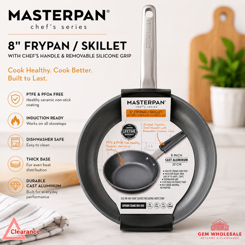 MP168 Grey Ceramic Frying Pan / Skillet 20cm (Clearance)