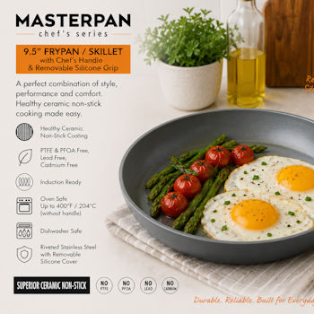 MP169 Removable Chef Handle Frying Pan 9.5