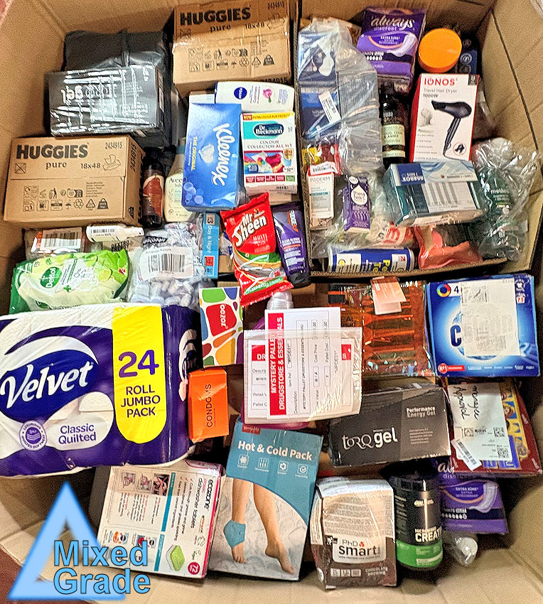 MPDE01 Mystery Pallet Drugstore Essentials (Mixed Grade)