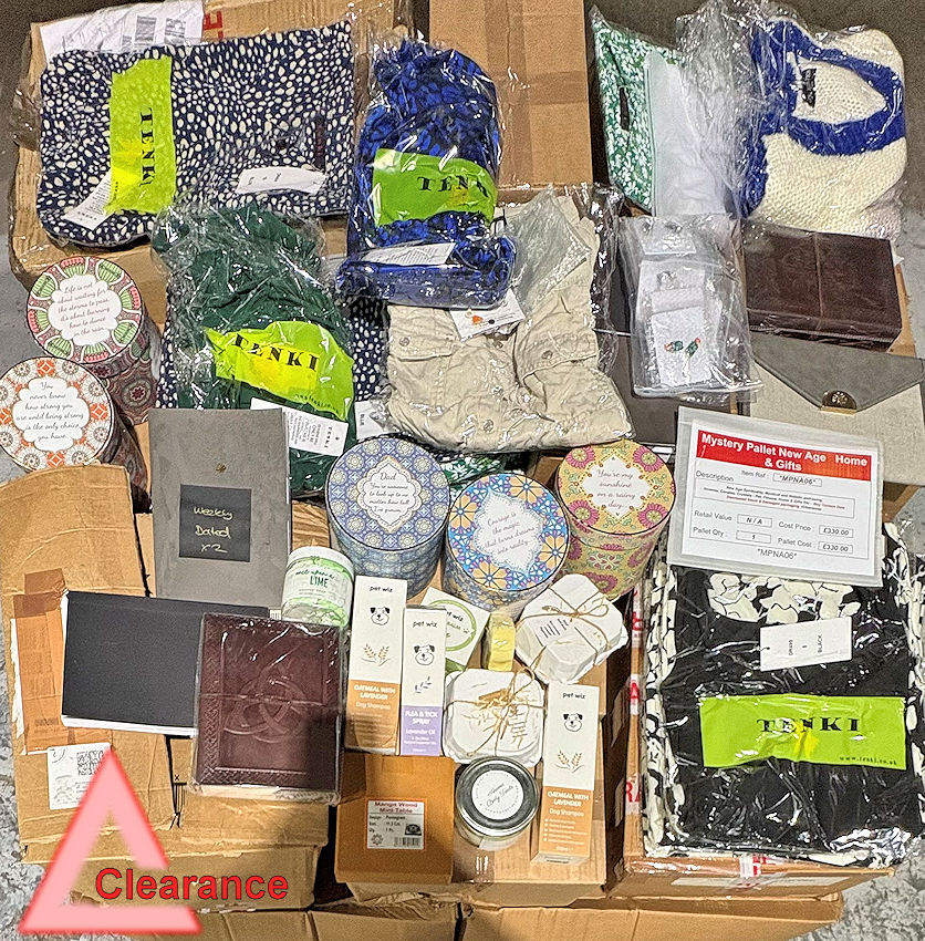 MPNA06 Mystery Pallet New Age Home & Gifts (Clearance)