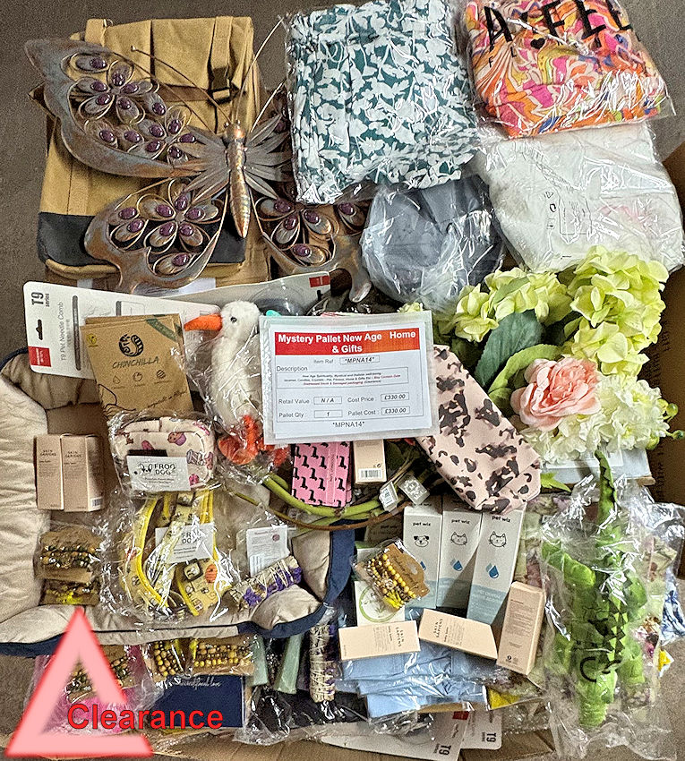 MPNA14 Mystery Pallet New Age Home & Gifts (Clearance)