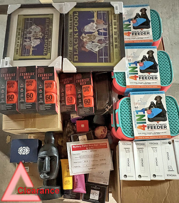 MPNA16 Mystery Pallet New Age Home & Gifts (Clearance)