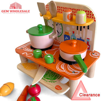 WK431 Wooden Kitchen Playset (Clearance)