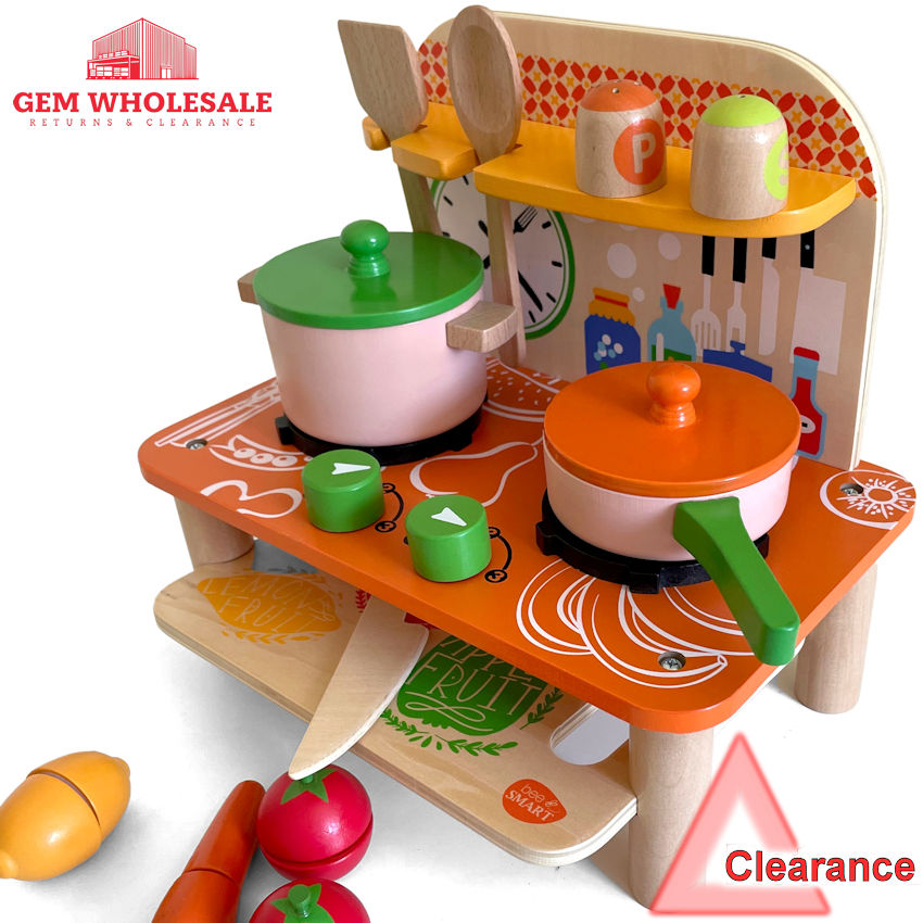 WK431 Wooden Kitchen Playset (Clearance)